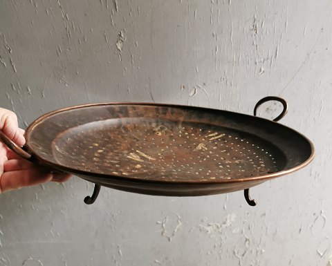 Large copper strainer