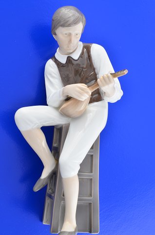 Bing & Grøndahl figur           1600 Mandolinspiller