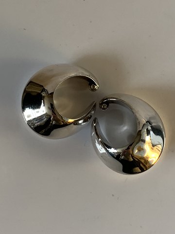 Georg Jensen, Øreringe  # 126 / B Sølv
Stemplet; 126B, 
Georg Jensen, 925 S