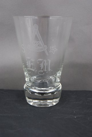 item no: g-Ølglas St.med stort A