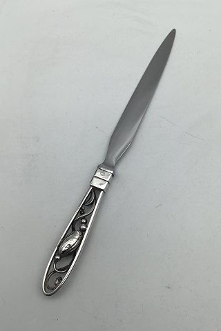 Georg Jensen Sterling Sølv/Stål  Magnolia Brevkniv No. 304