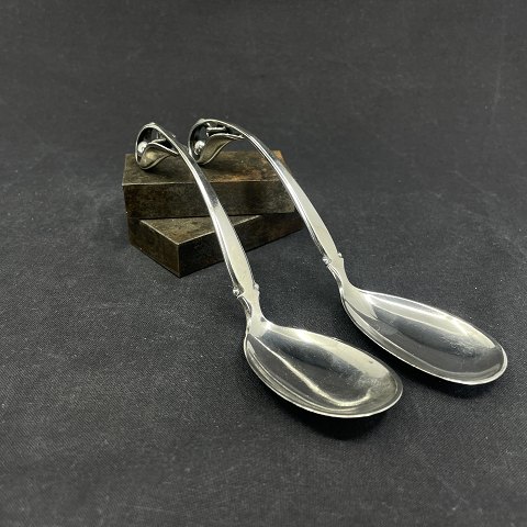 Ornamental jam spoon from Horsens silver