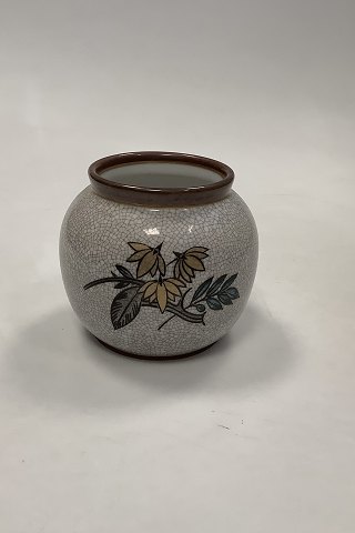 Bing og Grøndahl Krakele Vase med Blomster No 445/K/1032