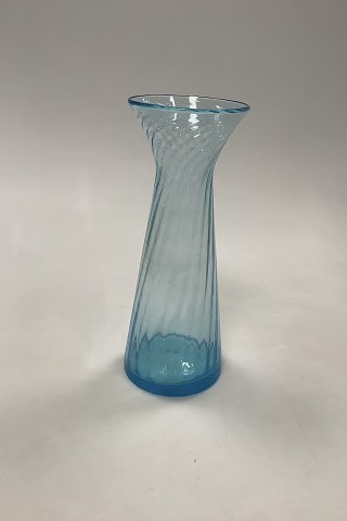 Hyacinth Glass in Turquoise Blue Fyns Glass Works