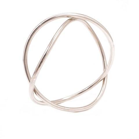 Hans Hansen Armring aus Silber. Gestempelt. D 
innen: 6,5cm