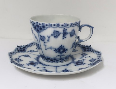 Royal Copenhagen. Blue Fluted Full Lace. Mocha cup. Model 1037. (1 quality).