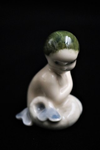 Royal Copenhagen porcelain figurine of a little mermaid...