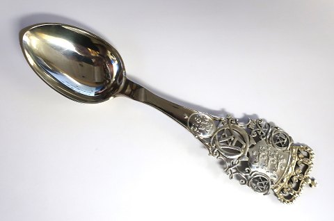 Michelsen. Memorial spoon 1912. King Christian X