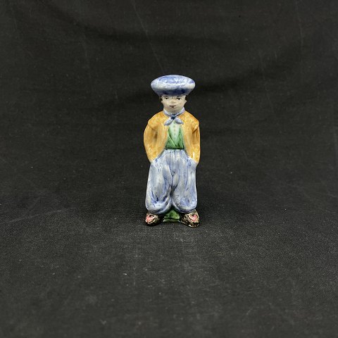Local figurine from L. Hjorth, man with blue hat