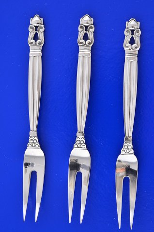 Georg Jensen silver cutlery Acorn Lemon fork 146
