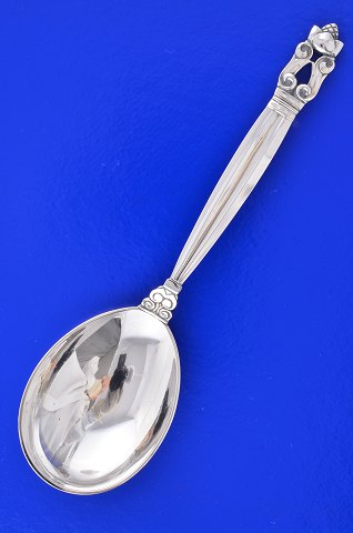 Acorn Georg Jensen silver cutlery Serving spoon 161
