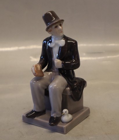 849 RC H. C. Andersen 13 cm Anual figurine 2014 Sven Vestergaard 
 Royal Copenhagen