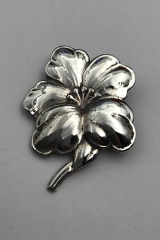 Knud Woldemarsen Brøndum Sterling Sølv Blomster Broche