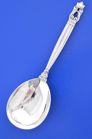 Acorn Georg Jensen silver cutlery Serving spoon pre 1945
