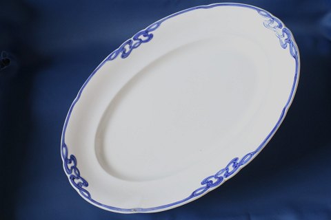 Villeroy & Boch, Blå Olga, Ovalt fad 
Længde 41 cm.
Bred  29 cm