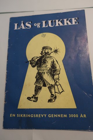 Lås og Lukke - Sikringsrevy gennem 300 år
Udgivet af:
De Forende Vagtselskaber, Ruko A/S og Danske Securitas A/S 
En informativ lille bog, som vi kan blive kloge af
Sideantal: 15
Good, but used condition