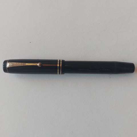 Sort Parker Duofold Streamline fyldepen