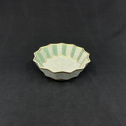 Green craquele bowl from Royal Copenhagen