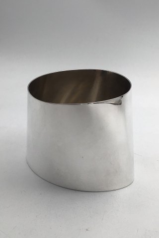 Georg Jensen Sterling Sølv Ellipseformet Vase / Bæger Verner Panton