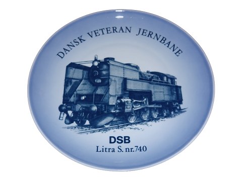 Bing & Grondahl Train Plate
Danish Veteran Train Plate #12