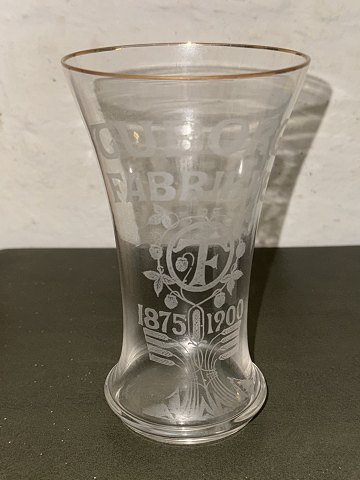 Ølglas Tuborgs Fabrikker 1875-1900