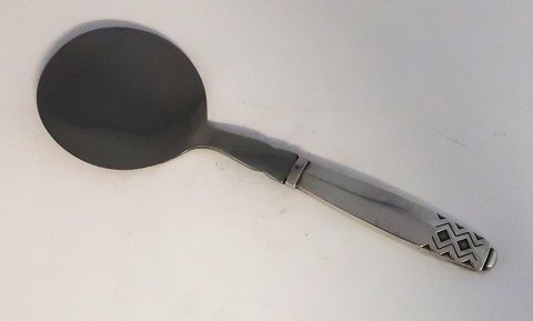 Georg Jensen. Sølvbestik (925). Rune. Kagespade med stål. Længde 20,6 cm. 
Produceret 1933 - 1945