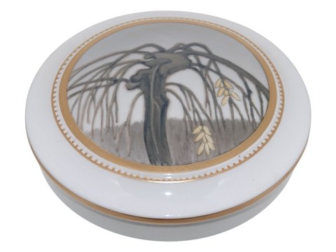 Royal Copenhagen 
Art Nouveau skål med låg fra 1898-1923
