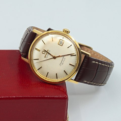 Omega; Seamaster wristwatch in steel with gold, 1968