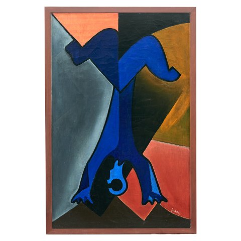 Wilhelm Freddie, 1909-95, oil on canvas. Signed and dated 1930. Size: 110x70cm