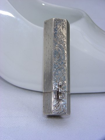 Danish silver lipsticks holder