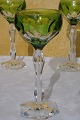 Sjælden 
rhinsvinsglas,  
Lalaing krystal 
glas. Store 
smukke 
rinskvinglas 
med facetteret 
grøn ...