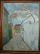 Aksel Lundgreen 
(1908-89):
Parti fra 
Skolegade, 
Aalborg 
(Nuværende 
Vingårdsgade - 
omdøbt i ...