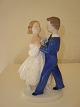 Bing & Grøndahl 
Porcelænsfabrik 
(Royal 
Copenhagen):
Figur af 
dansende par 
"Wienervals" 
nr. ...