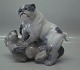 Royal 
Copenhagen dogs 
2326 RC Playing 
English 
bulldogs 19 x 
22 cm Designed 
by Knud Kyhn 
1923 1. ...