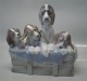 Spansk 
Kongeligt 
Porcelæn Lladro 
hundegruppe - 
fire hvalpe i 
en kurv 23 x 24 
cm I fin og hel 
stand