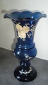 Blå 
blomsterglas/vase 
Holmegaard/Aalborg
højde 
20,2cm
flot og 
fejlfri