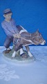 Boy with calf 
Porcelain 
figurine. Royal 
Copenhagne 
figurine, : Boy 
with calf no. 
772. Height 14 
...