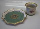 Dahl Jensen  
Craquelé  
Craquelure
216-647 DJ 
Tray 14.5 cm 
Green with 
gold	1st	
171-507 DJ ...