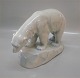 Porsgrunn 
Isbjørn i 
porcelæn 18,5 x 
25 cm P & P 
Mærke Anker 49 
Norge I fin og 
hel stand