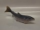 Kgl. Fiskefigur fra Royal Copenhagen 2676 Kgl. Regnbue ørred P. Hallermundt 1926 20 cm I hel ...