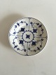 Royal 
Copenhagen 
Musselmalet 
Riflet 
Tallerken No 
300. Måler 14 
cm 
