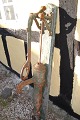 beautiful old 
cast iron pump 
from the period 
19´th century. 
Heigth 147 cm.  
Good condition. 
...
