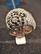 Nice Big Silver 
ring.Sølv 925s.
 Technisat 
numerous 
brilliant-cut 
crystals.
 The width of 
the ...