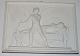 Bing & Grondahl 
Bisque Plate 
Amor leaves 
sleeping Psyche 
bedside No 80. 
Copy from 1862 
after ...
