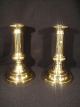 Big beautiful 
English 
Candlesticks.
 Ca 1880.
 Height: 19 
cm.
 foot 
diameter: 10, 5 
cm.