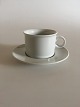 Royal 
Copenhagen Hvid 
Domino Kaffekop 
med underkop. 
Måler 7,8cm og 
er i fin stand.