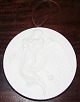 Bing and 
Grondahl Bisque 
Plate Night No 
123. Copy from 
1840 after 
Thorvaldsens 
original from 
Rom ...