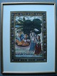 Ubekendt 
kunstner 
(Indien):
Maleri på 
silke.
Indrammet med 
lækker 
passepartout i 
pæn ...