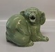 Royal 
Copenhagen 
stentøj Celadon 
2565 Pekingese 
Snerrende KK 17 
x 22 cm I fin 
og hel stand et 
...