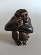 Royal 
Copenhagen 
Stentøjs 
Gorilla Figur 
No 20187. Måler 
8,5cm og er i 
god stand.